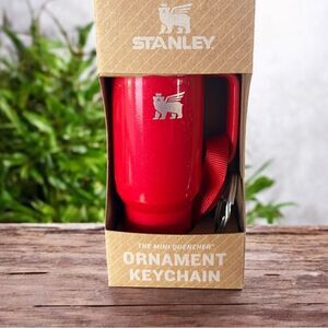 Stanley Mini Red Delicious Ornament Keychain Tumbler